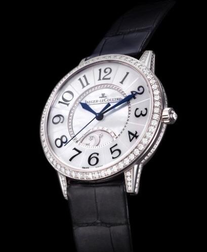 Jaeger-Lecoultre Rendez-Vous Night & Day Replica Watch Q3433491 White Gold - Diamonds - Alligator Strap - 36mm Jaeger-Lecoultre Rendez-Vous Night & Day Replica Watch Q3433491 White Gold - Diamonds - Alligator Strap - 36mm