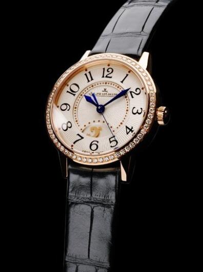 Jaeger-Lecoultre Rendez-Vous Night & Day Replica Watch Q3462521 Pink Gold - Diamonds - Alligator Strap - 29mm Jaeger-Lecoultre Rendez-Vous Night & Day Replica Watch Q3462521 Pink Gold - Diamonds - Alligator Strap - 29mm