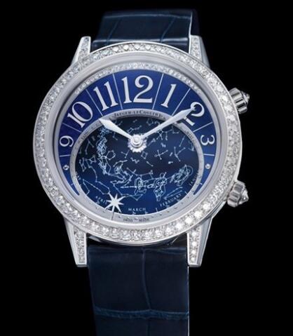 Jaeger-Lecoultre Rendez-Vous Celestial Replica Watch Q3483590 White Gold - Diamonds - Alligator Strap Jaeger-Lecoultre Rendez-Vous Celestial Replica Watch Q3483590 White Gold - Diamonds - Alligator Strap
