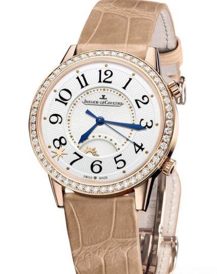 Jaeger-Lecoultre Rendez-Vous Sonatina Large Replica Watch Q3592420 Pink Gold - Diamonds - Strap Alligator Jaeger-Lecoultre Rendez-Vous Sonatina Large Replica Watch Q3592420 Pink Gold - Diamonds - Strap Alligator