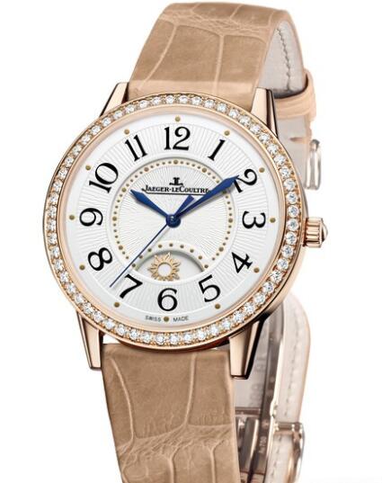 Jaeger-Lecoultre Rendez-Vous Night & Day Large Replica Watch Q3612420 Pink Gold - Strap Alligator