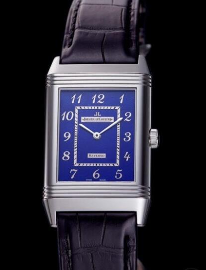Replica Jaeger Lecoultre Grande Reverso Blue Enamel Q37335E1 White Gold - Blue Dial Watch