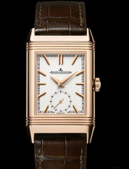 Replica Jaeger Lecoultre Reverso Tribute Duo Q3902420 Pink Gold - Strap Alligator Leather Watch Replica Jaeger Lecoultre Reverso Tribute Duo Q3902420 Pink Gold - Strap Alligator Leather Watch