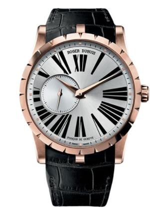 Roger Dubuis Excalibur 42 Automatic With Micro-Rotor Watch Pink Gold Replica RDDBEX0442