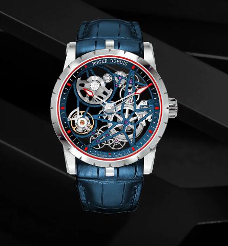 Roger Dubuis Excalibur CarTech Micro-Melt BioDur CCM RDDBEX0590 Replica Watch Blue