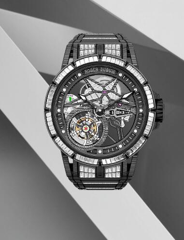 Roger Dubuis Excalibur Spider Ultimate Carbon RDDBEX0675 Replica Watch Carbon Black