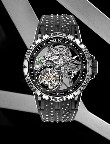 Roger Dubuis Excalibur Spider Sottozero RDDBEX0753 Replica Watch Titanium Manual Black