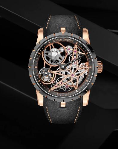 Roger Dubuis Excalibur Skeleton Automatic Canelo Limited Edition RDDBEX0794 Replica Watch