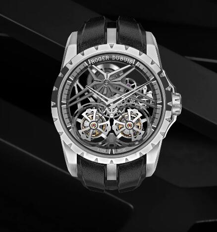 Roger Dubuis Excalibur Double Flying Tourbillon Replica Watch RDDBEX0819