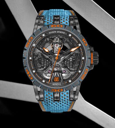 Roger Dubuis Excalibur Spider Huracán STO RDDBEX0828 Replica Watch Carbon Automatic Black