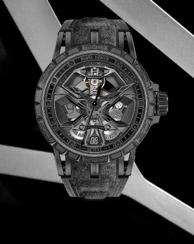Roger Dubuis Excalibur Spider Huracán RDDBEX0829 Replica Watch Titanium Black