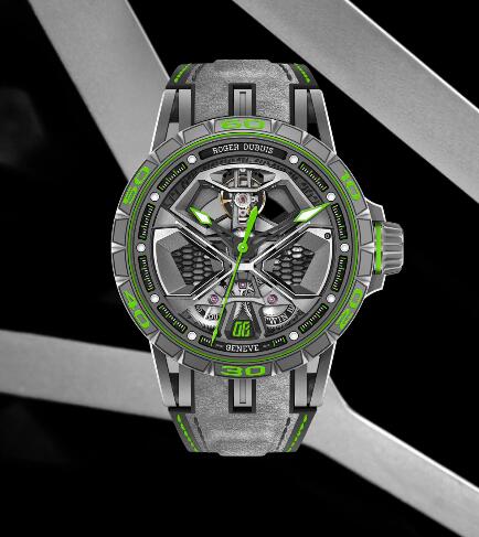 Roger Dubuis Excalibur Spider Huracán RDDBEX0830 Replica Watch Titanium Grey