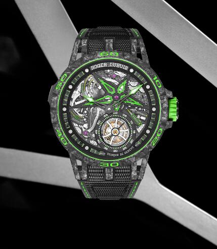 Roger Dubuis Excalibur Spider Unique Series RDDBEX0862 Replica Watch Carbon Black