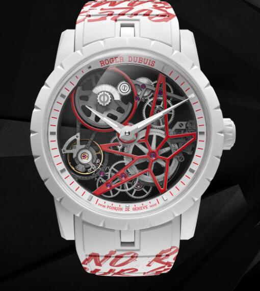 Replica Roger Dubuis Excalibur Soho Edition MB White MCF 42MM Watch RDDBEX1029