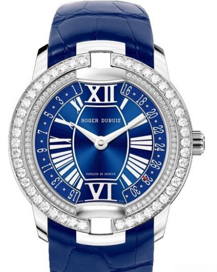 Replica Roger Dubuis Watch Velvet Secret Heart HS RDDBVE0058 White Gold - Diamonds - Alligator Strap Replica Roger Dubuis Watch Velvet Secret Heart HS RDDBVE0058 White Gold - Diamonds - Alligator Strap