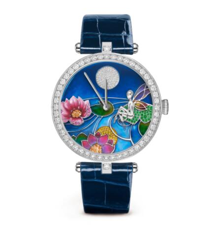 Replica Van Cleef & Arpels Lady Arpels Day and Night Fée Ondine Watch VCARO8O400