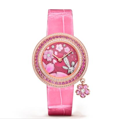 Replica Van Cleef & Arpels Charms Extraordinaire Fée Sakura Watch VCARO8O600