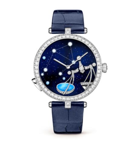 Replica Van Cleef & Arpels Lady Arpels Zodiac Lumineux Libra watch VCARO8TL00