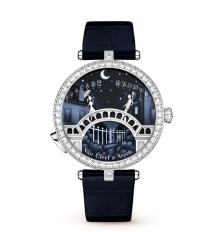 Replica Van Cleef & Arpels Lady Arpels Pont des Amoureux watch VCARO8TY00