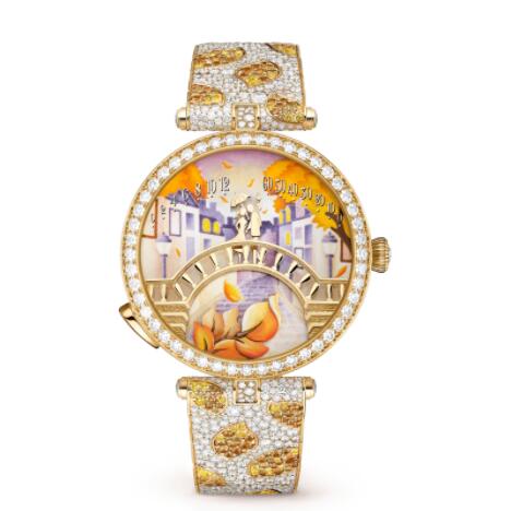 Replica Van Cleef & Arpels Lady Arpels Pont des Amoureux Automne watch VCARO8U200