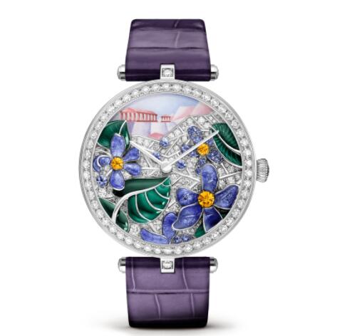 Replica Van Cleef & Arpels Lady Arpels Poème Violette watch VCARO8YY00