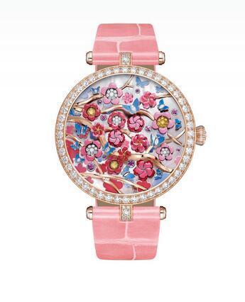 Van Cleef & Arpels Lady Arpels Heures Florales Cerisier Replica Watch VCARPBJM00