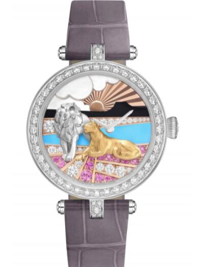 Replica Van Cleef & Arpels Lady Duo de Lions Watch VCARPBJW00