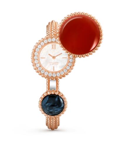 Replica Van Cleef & Arpels Perlée Toi & Moi secret watch VCARPBKL00