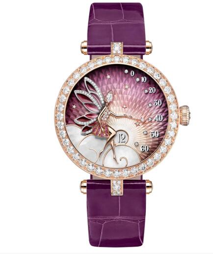 Van Cleef & Arpels Lady Féerie Or Rose Replica Watch VCARPBNJ00