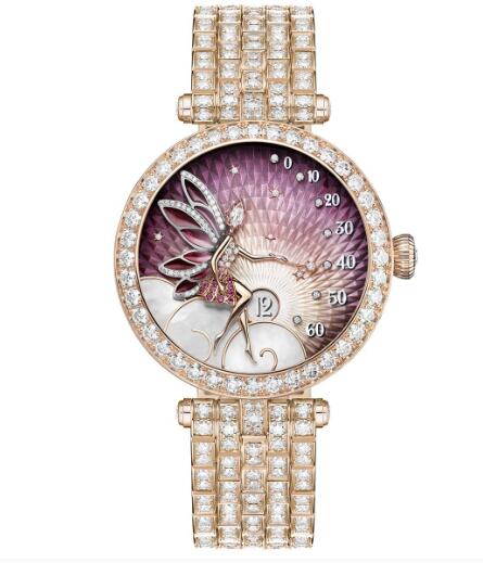 Van Cleef & Arpels Lady Féerie Or Rose Replica Watch VCARPBNK00