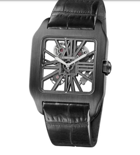 Replica Cartier Santos de Cartier watch Santos-Dumont Skeleton watch W2020052