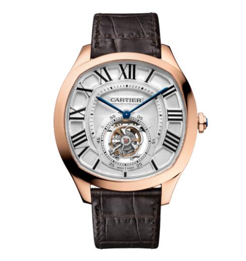 Replica Cartier Drive de Cartier Flying Tourbillon watch W4100013