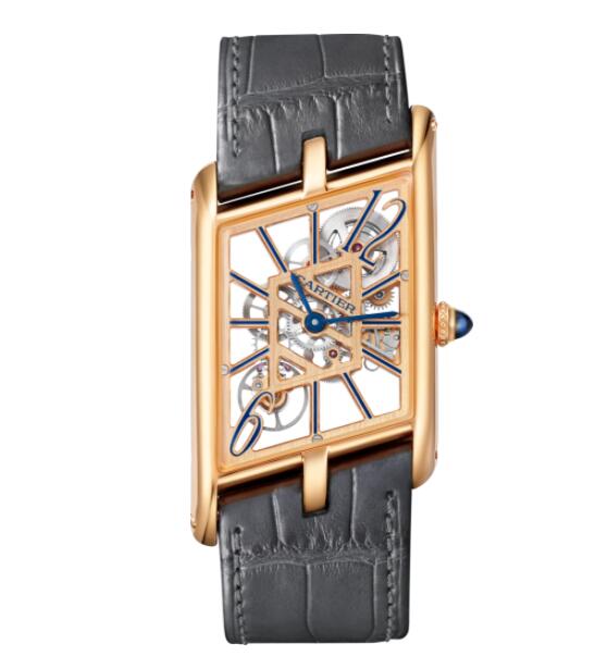 Replica Cartier Tank Asymétrique watch WHTA0011