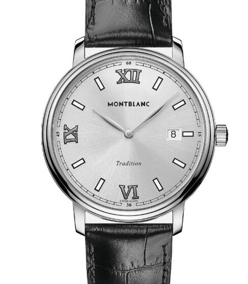 Montblanc Tradition Quartz Date 40 mm mb127776 replica watch